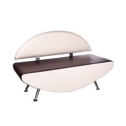 BEAUTY SYSTEM Kanapa do poczekalni Carini BD-6710 krem brąz
